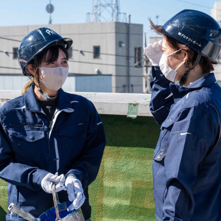 都内の外壁塗装・マンション修繕・雨漏り補修・内装塗装・防水工事プロテクトホームは誠実に人を育てる